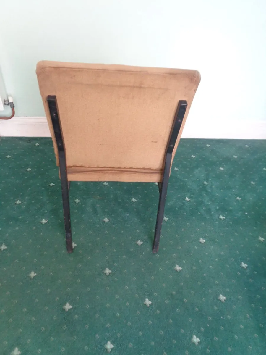 Metal Framed Chair for Sale - Image 4