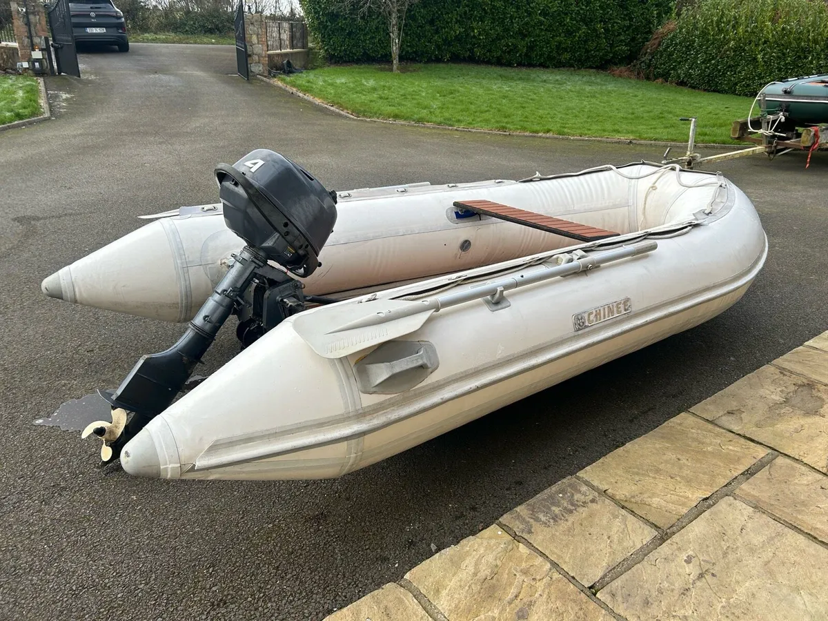 3.1m rib with Yamaha 4hp - Image 3