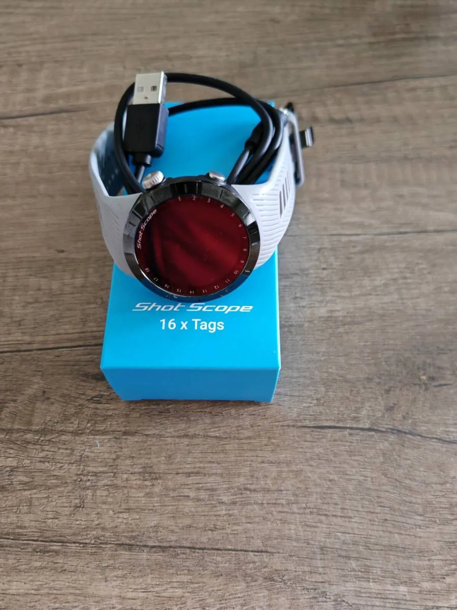 Shot Scope X5 GPS Watch and Statistics Tags. - Image 2