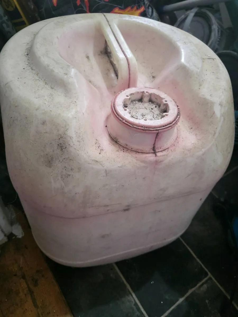 Kerosene oil in a big drum