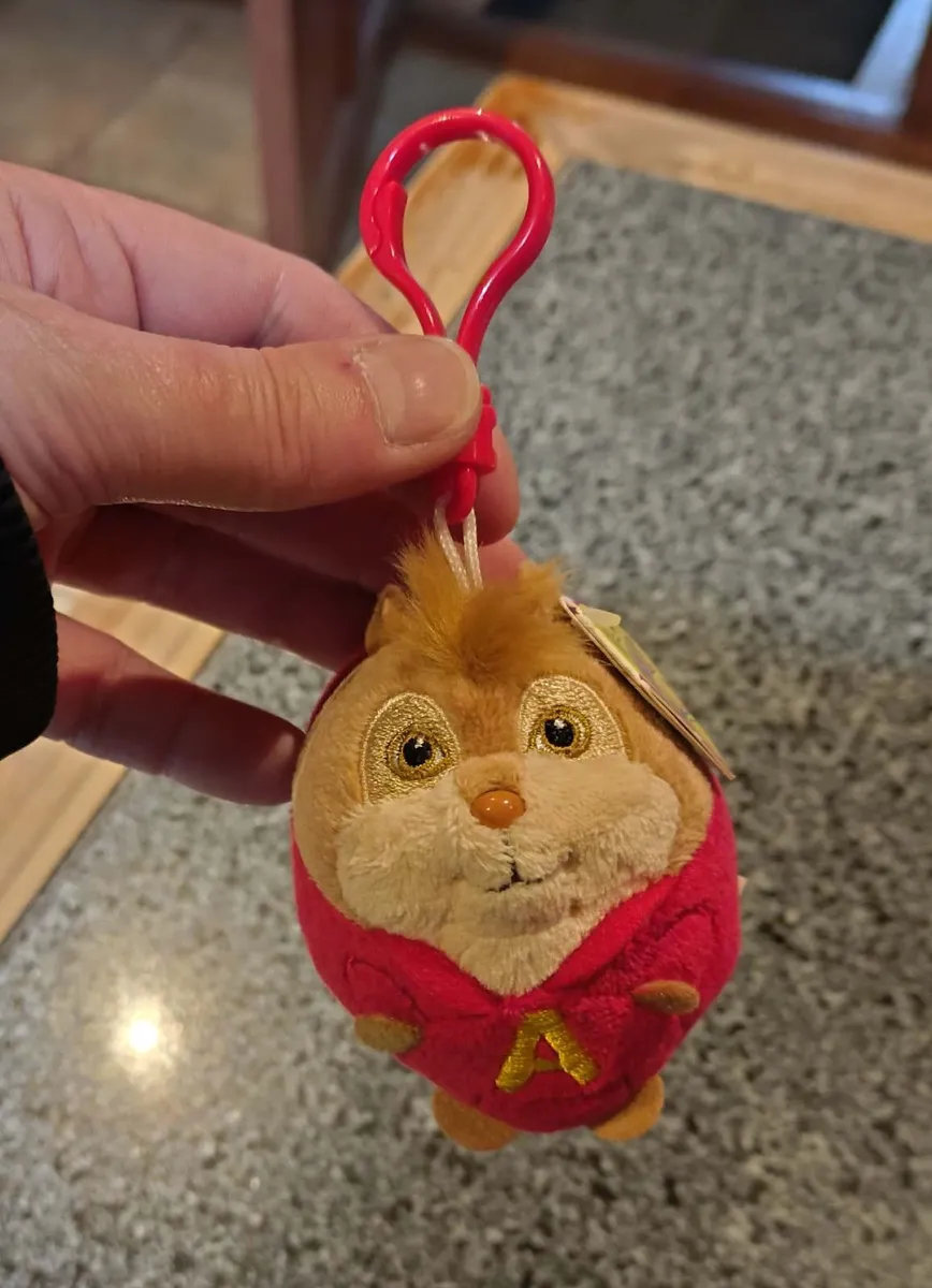 Alvin Beanie Ballz Keyring & Small Gnome ( New). - Image 3