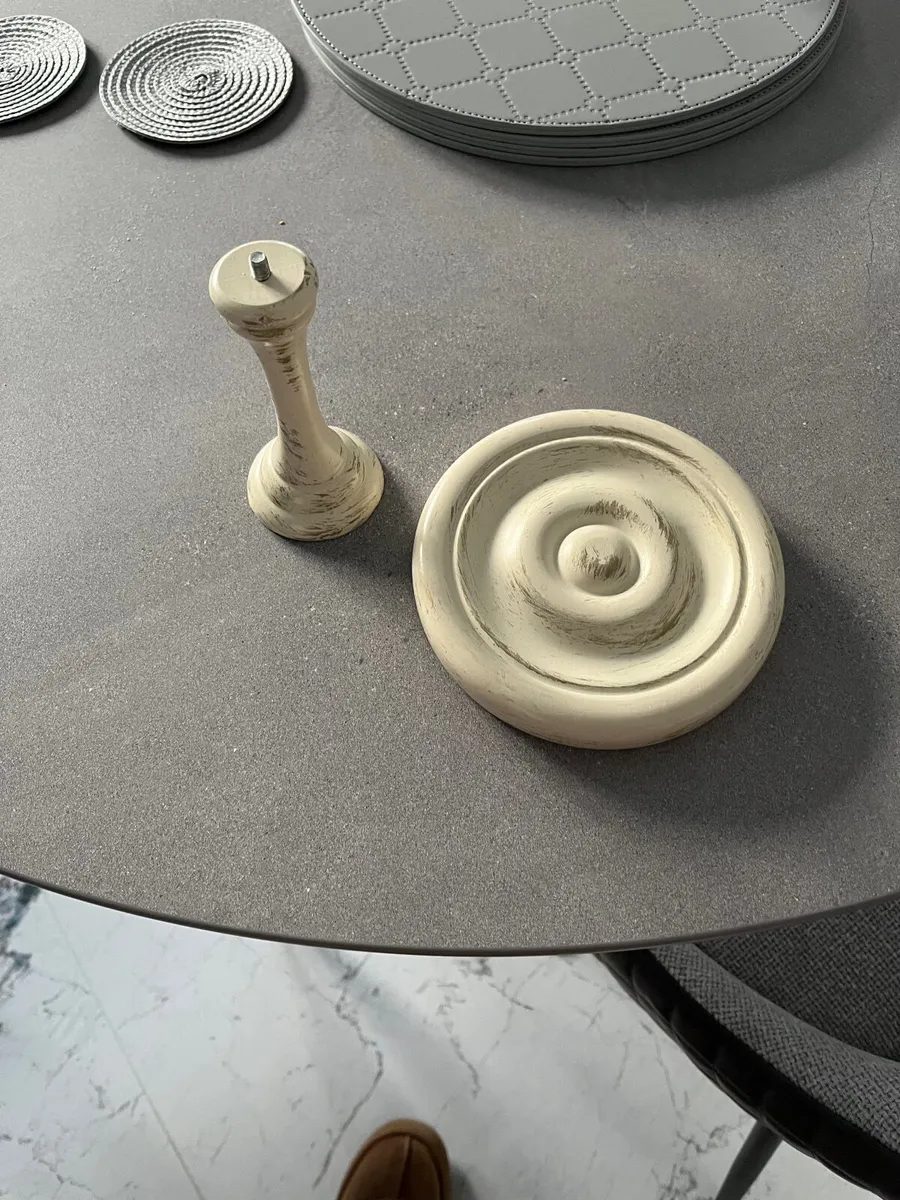 Wooden Curtain Pole / Wooden Tie Backs - Image 1