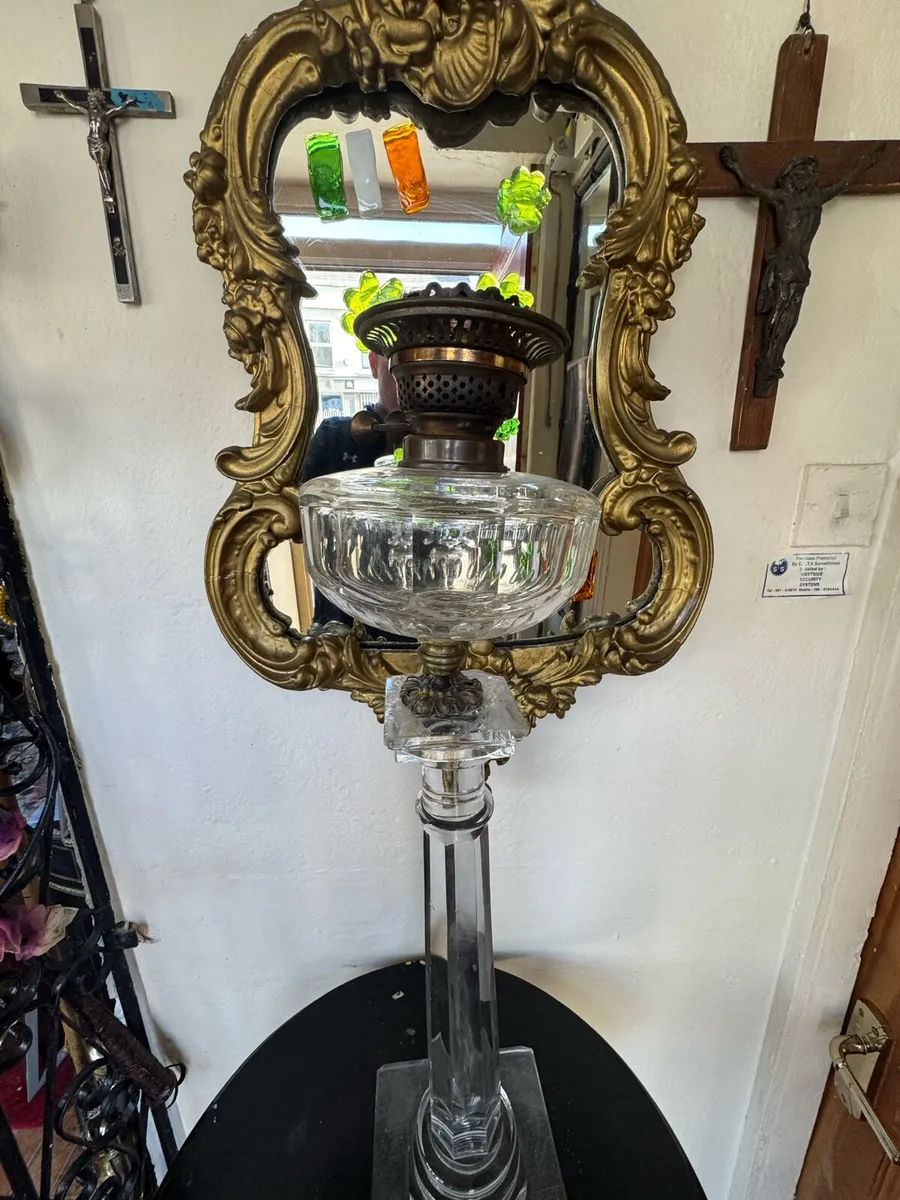 Waterford cut glass oil lamp - Image 3