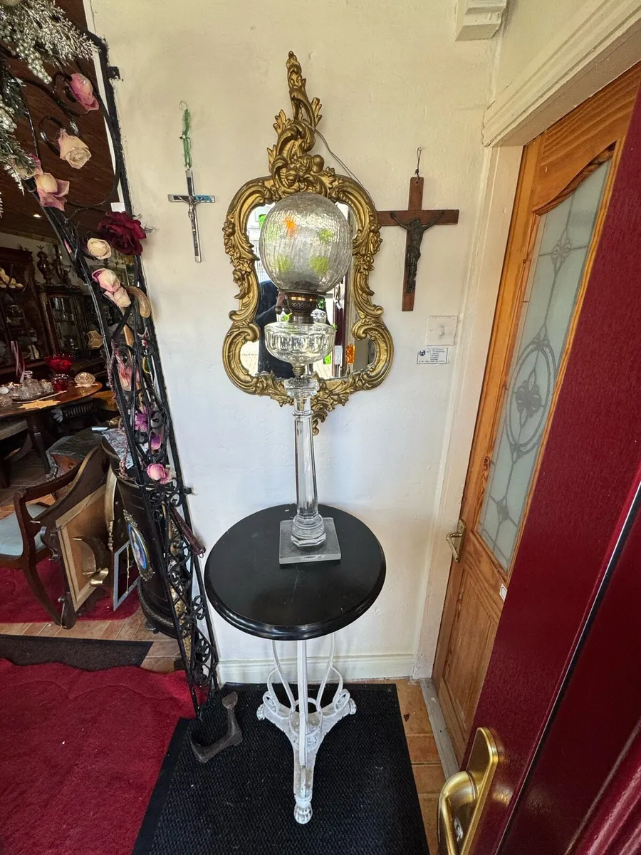 Waterford cut glass oil lamp - Image 4