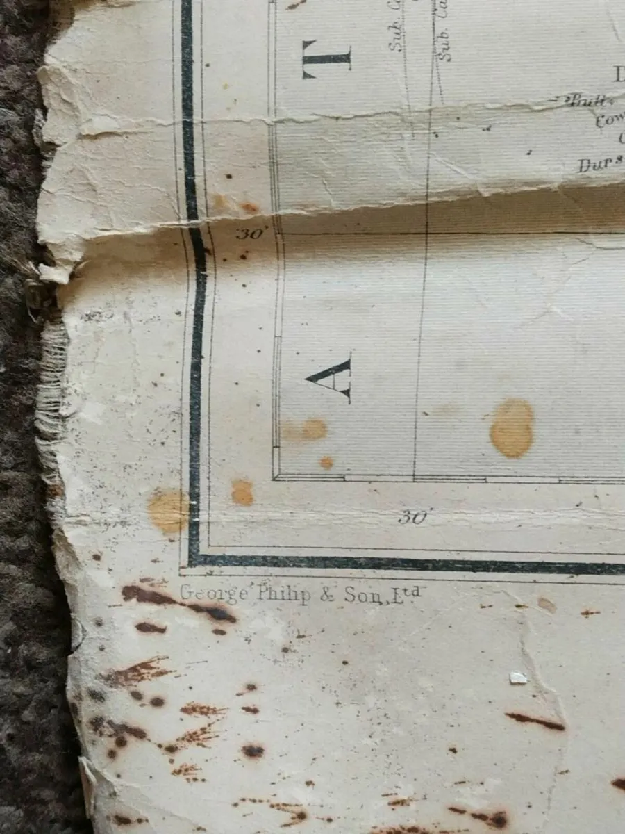 Antique 1890's Map of Ireland - Image 3