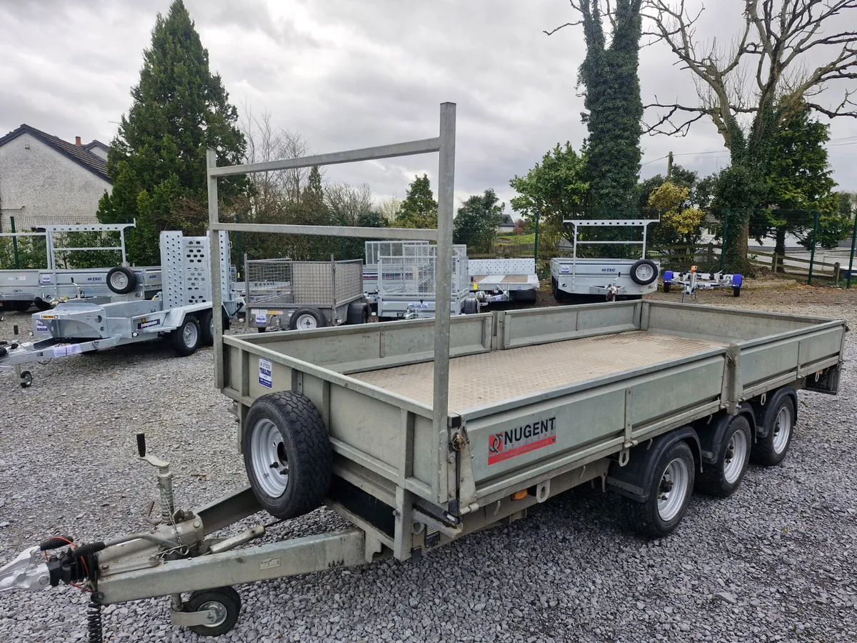 NUGENT  16' x 6'6" TRI AXLE  DROPSIDES TRAILER - Image 2