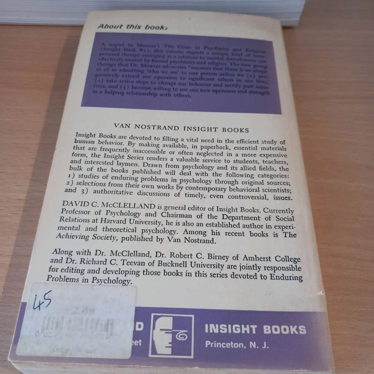 The New Group Therapy - O. Hobart Mowrer (Vintage - Image 3