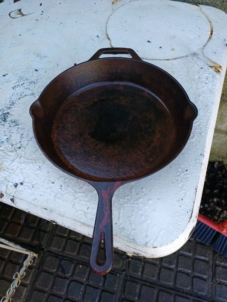Antique Cast-iron Pan - Image 1