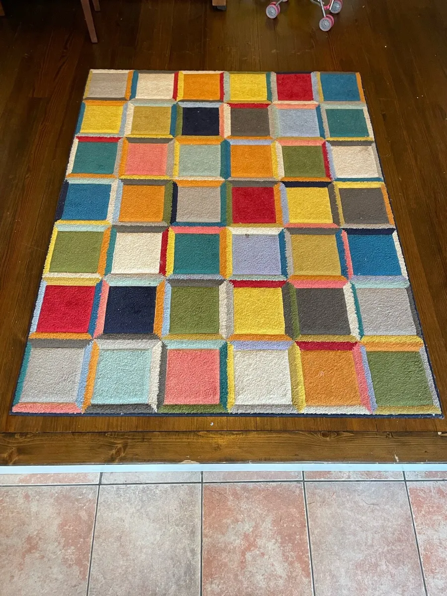 Coloured rug
