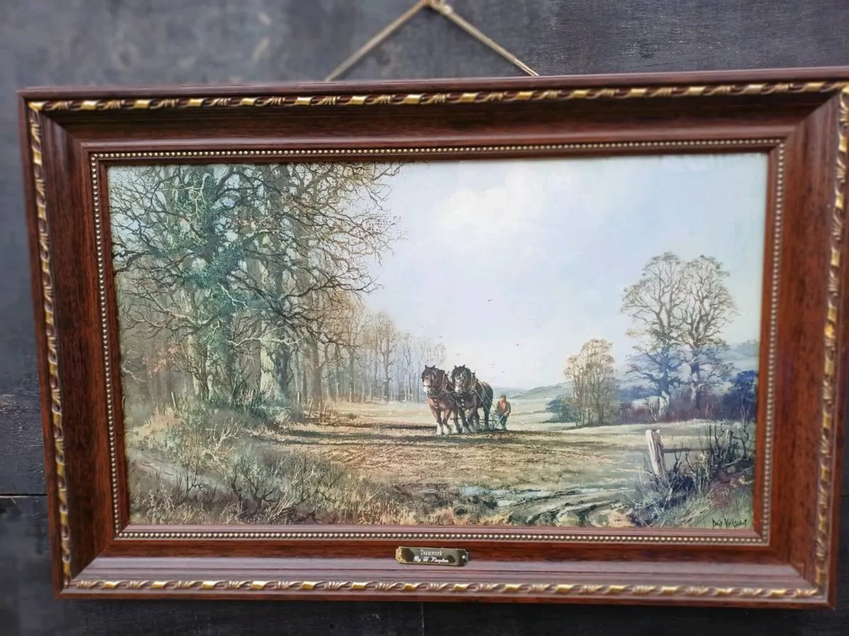 Large Vintage Collectible Picture - Image 1