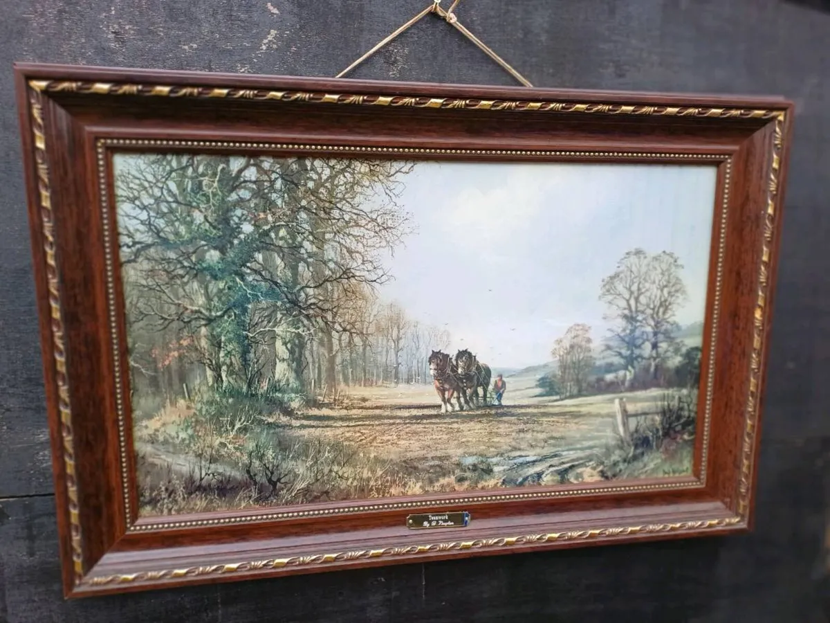 Large Vintage Collectible Picture - Image 2