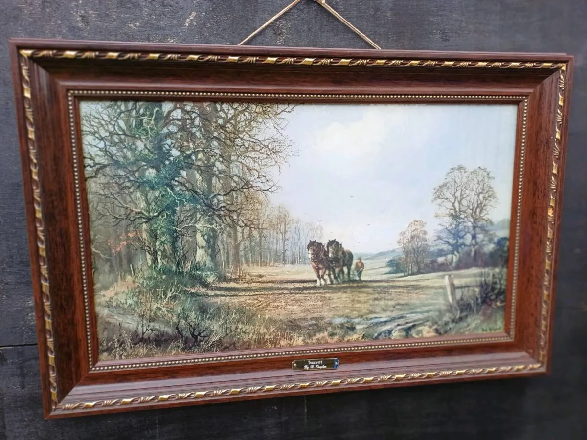 Large Vintage Collectible Picture - Image 3