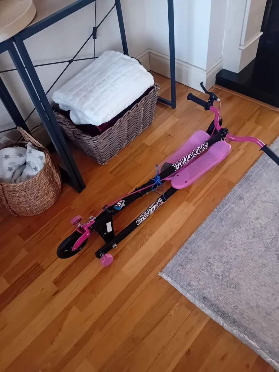 Kids Scooters - Pink & Green - Image 1