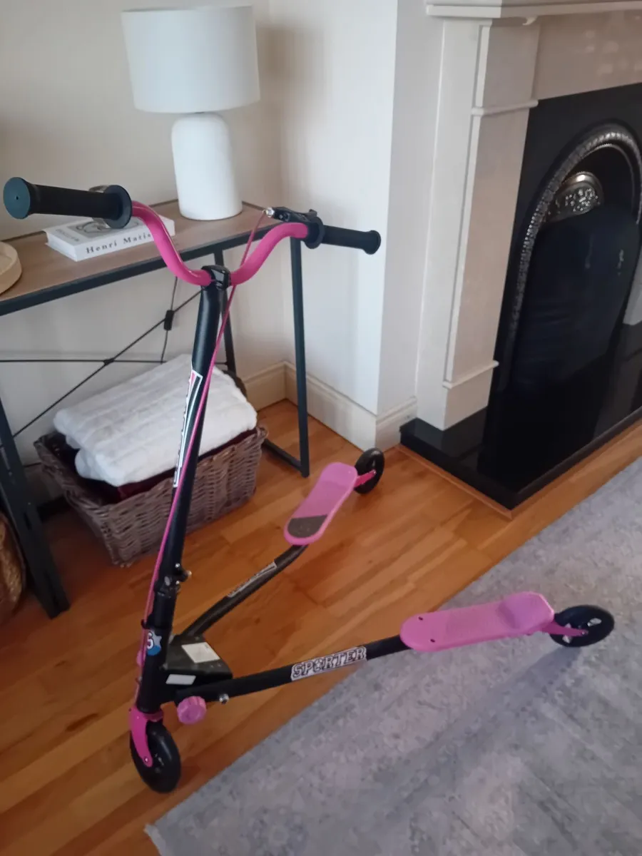 Kids Scooters - Pink & Green - Image 2