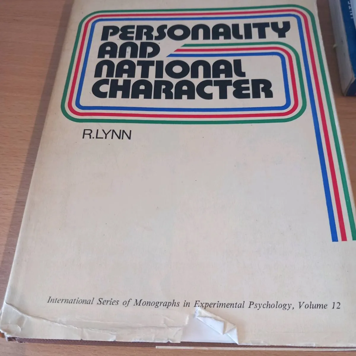 Personality and National Character - R. Lynn (Vint - Image 1