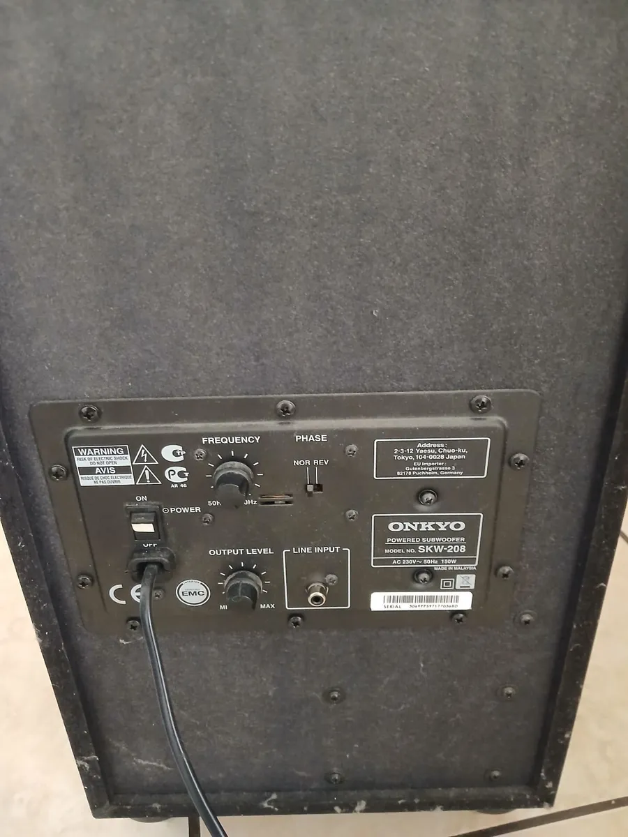 Subwoofer Onkyo SK-208 - Image 2