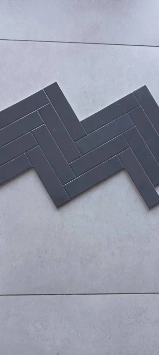 Equipe grey gloss tiles - Image 2