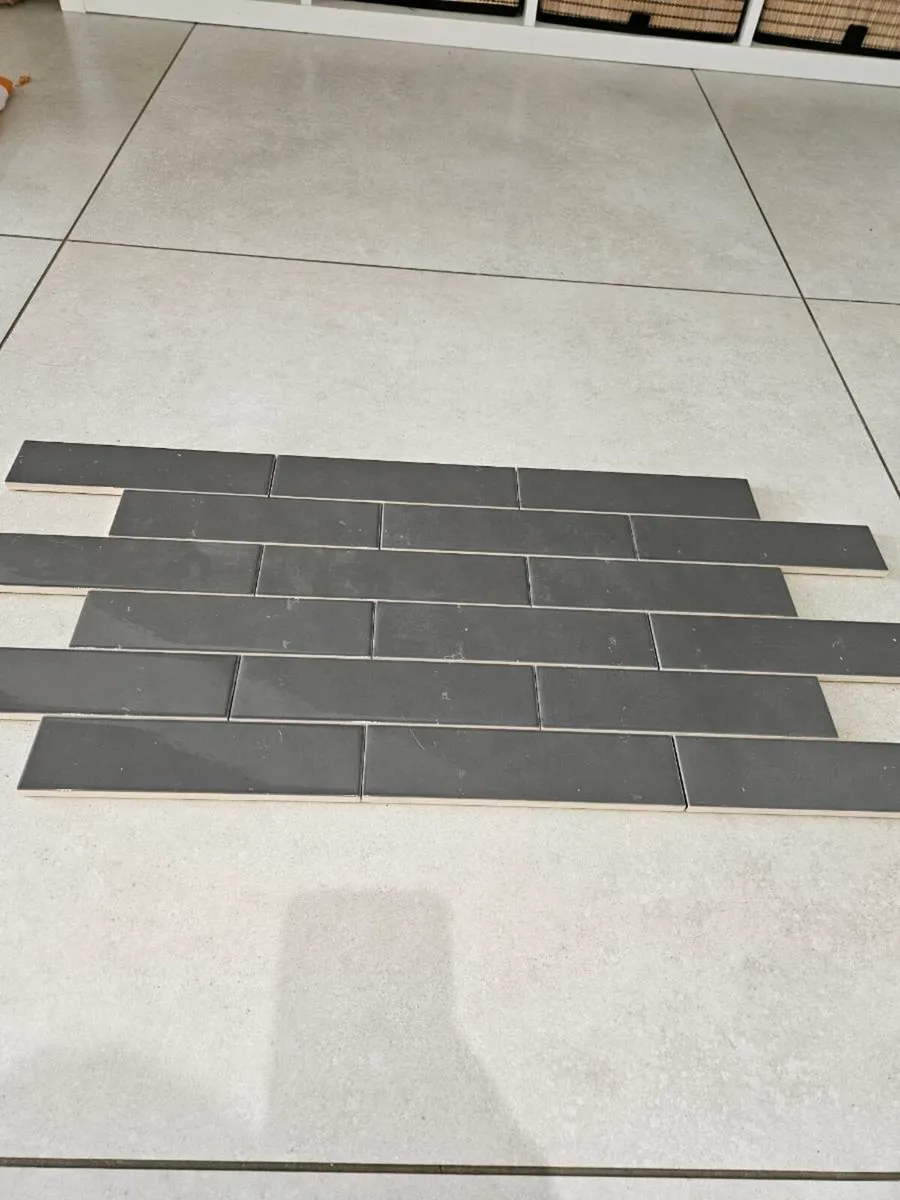 Equipe grey gloss tiles - Image 3