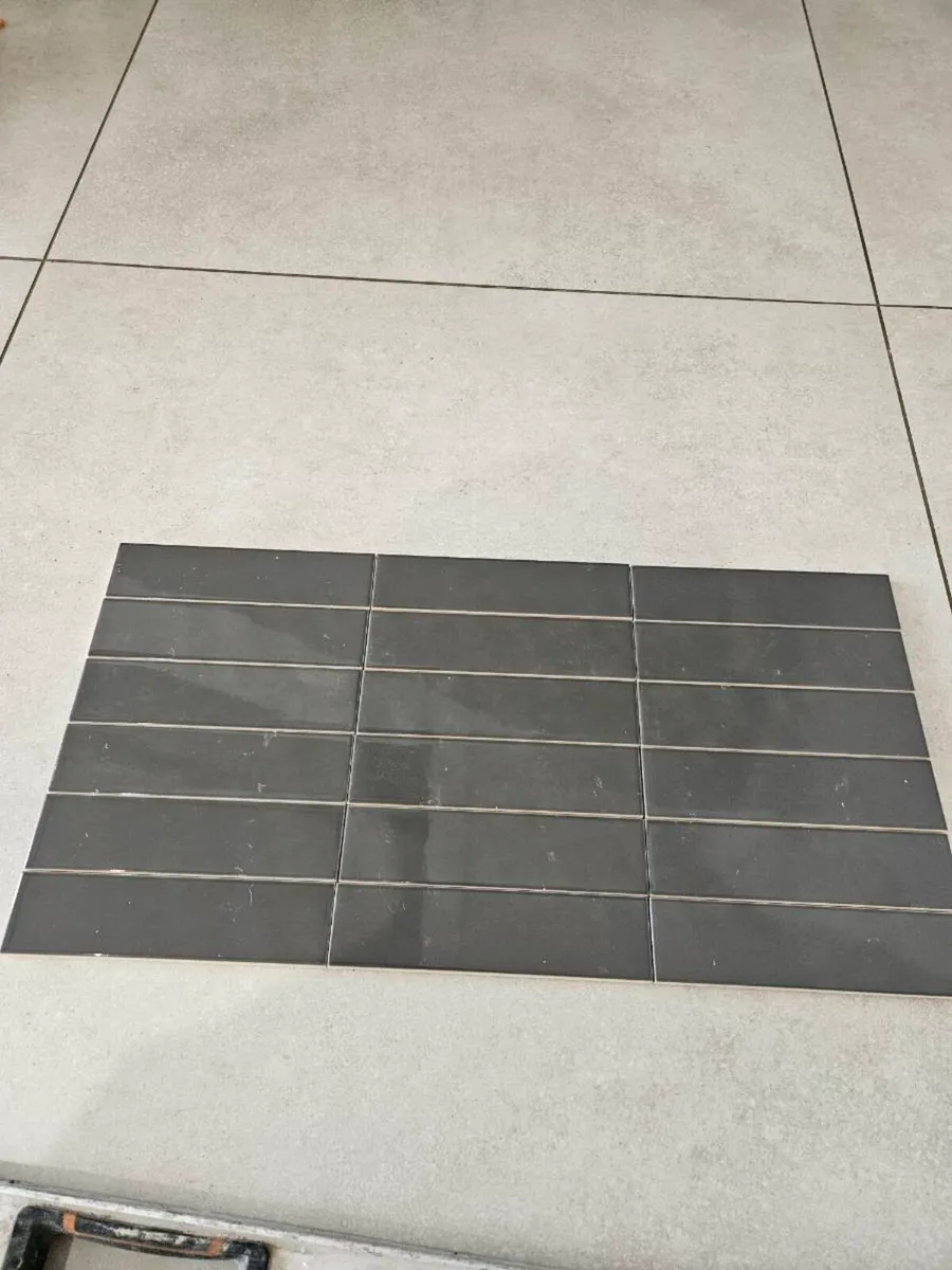 Equipe grey gloss tiles - Image 4
