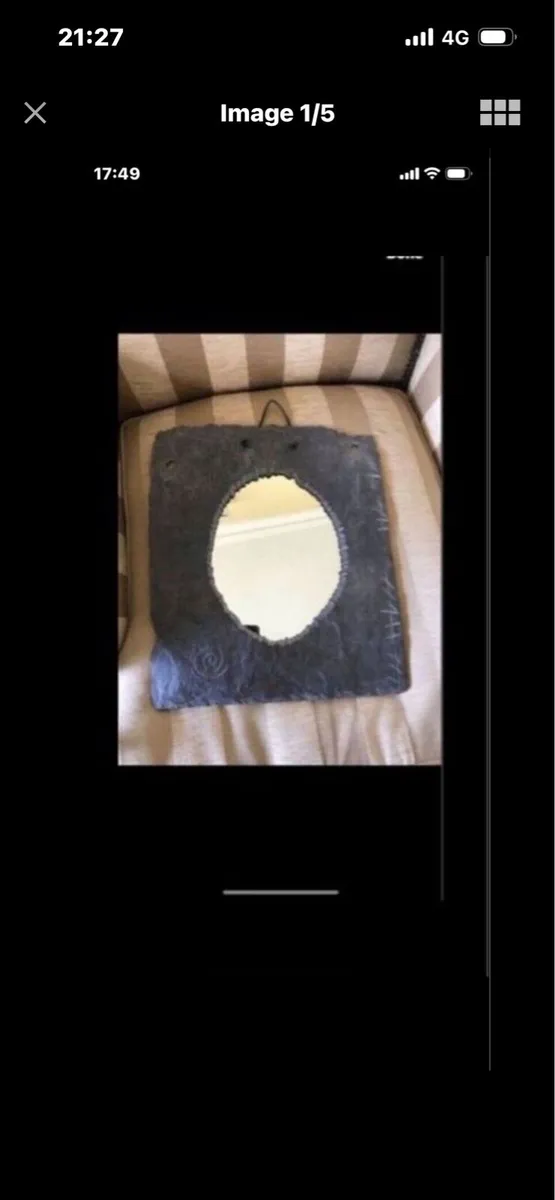 Rare Kerry slate Mirror - Image 1