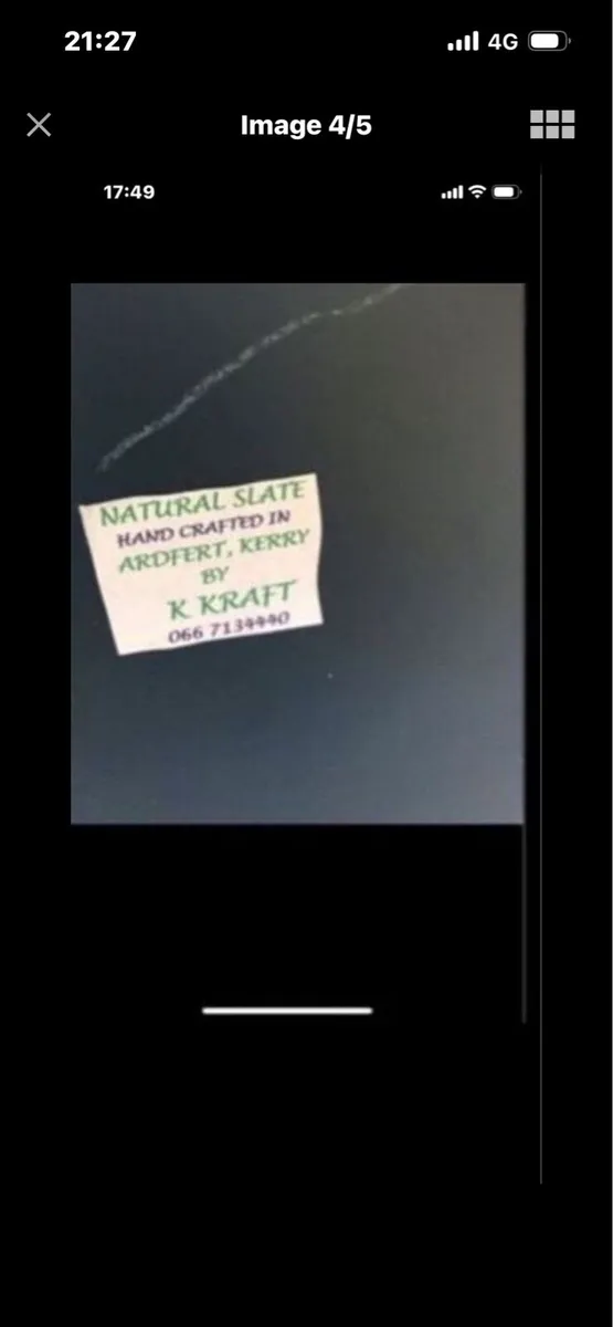 Rare Kerry slate Mirror - Image 4