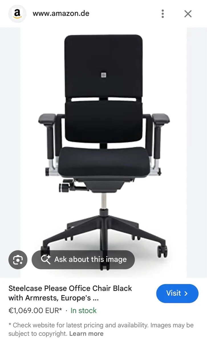 Steelcase Please V2 – Professional Ergonomic Chair - Image 2