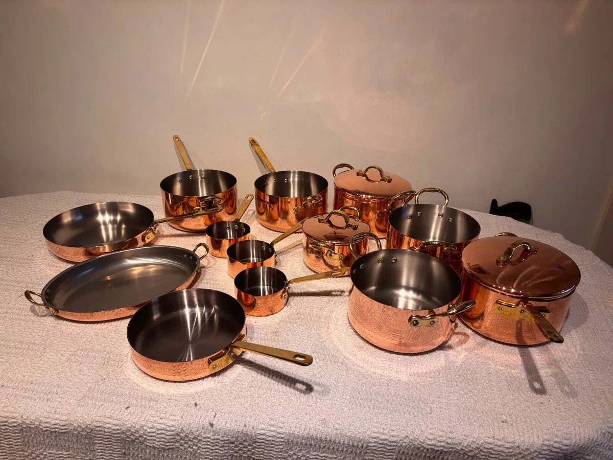 Premium Copper Cookware Set - Brand New Lot A - Image 1