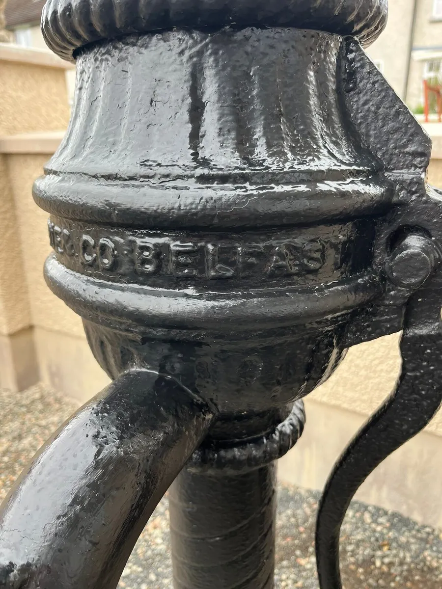 Original antique cow tail pump - Image 2