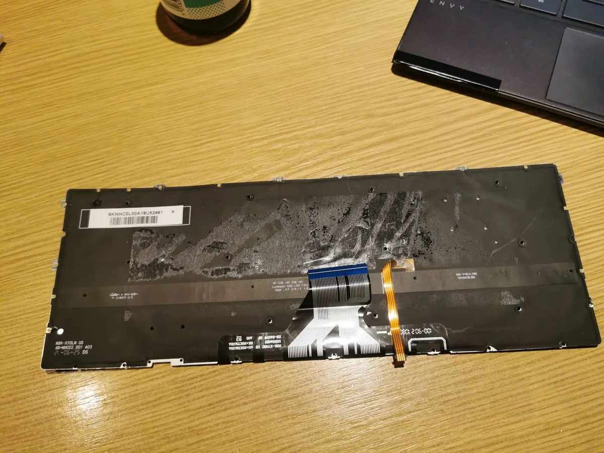 German keyboard Deutsch Tastatur HP Envy x360 13-a - Image 2