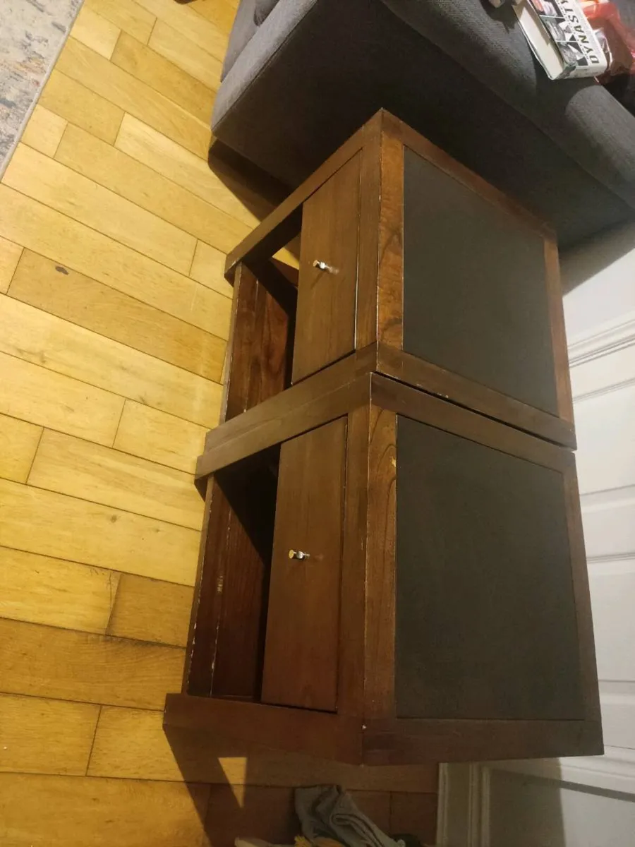 2 bed side lockers - Image 2