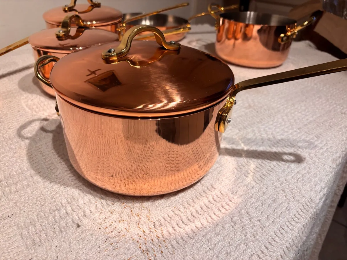 Premium Copper Cookware Set - Brand New Lot D - Image 4