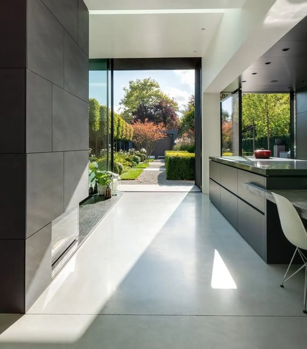 Polished concrete floors