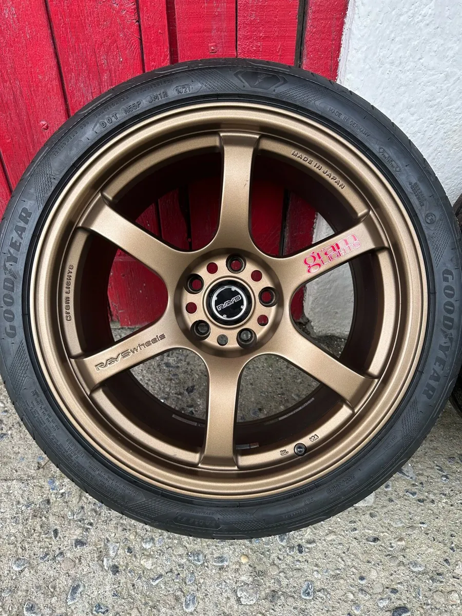 18”Rays Gramlights 57DR Alloys 5X114 - Image 2