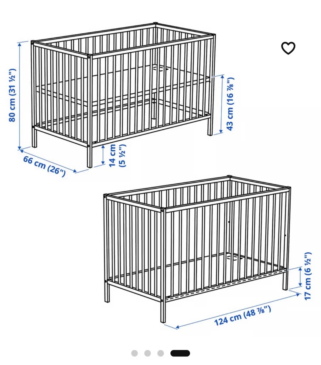 Cot Ikea SNIGLAR - Image 3