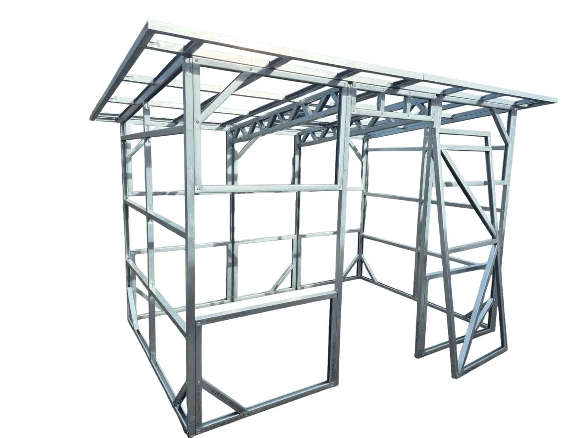 Galvanised Steel Shed / Animal Enclosure Frame - Image 1