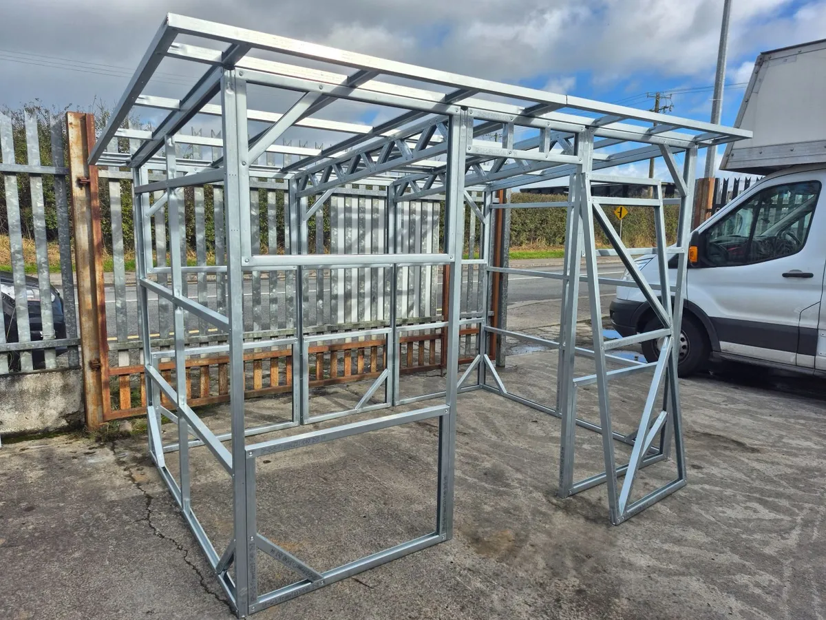 Galvanised Steel Shed / Animal Enclosure Frame - Image 2