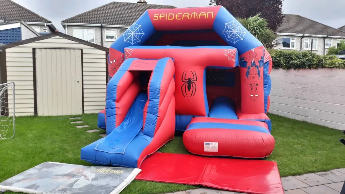 Spiderman bouncy castle for sale - Image 1