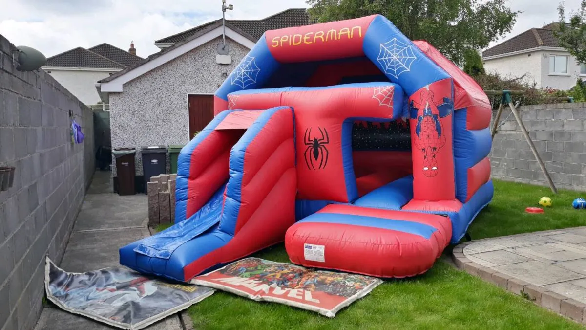 Spiderman bouncy castle for sale - Image 2