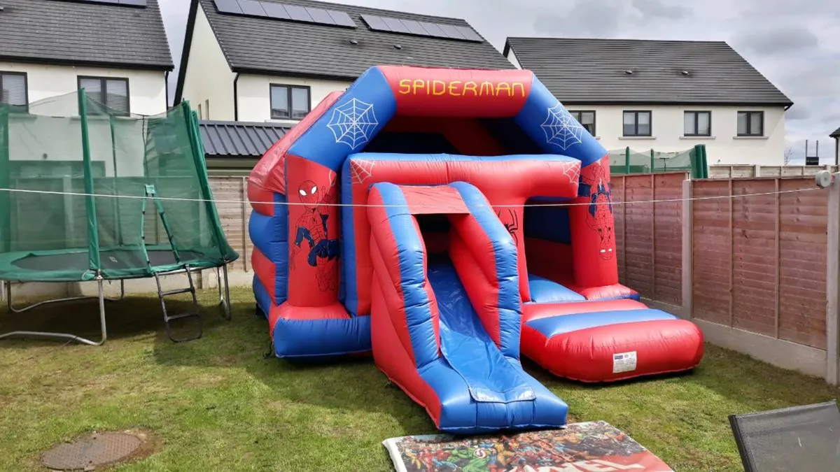 Spiderman bouncy castle for sale - Image 3