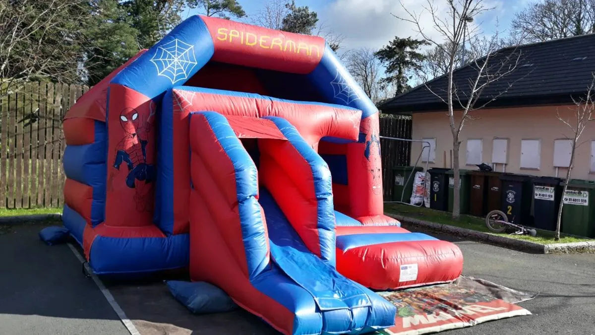 Spiderman bouncy castle for sale - Image 4