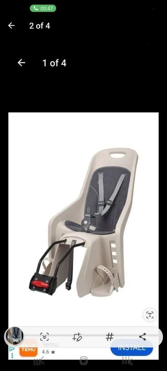 Child bike seat - Image 2