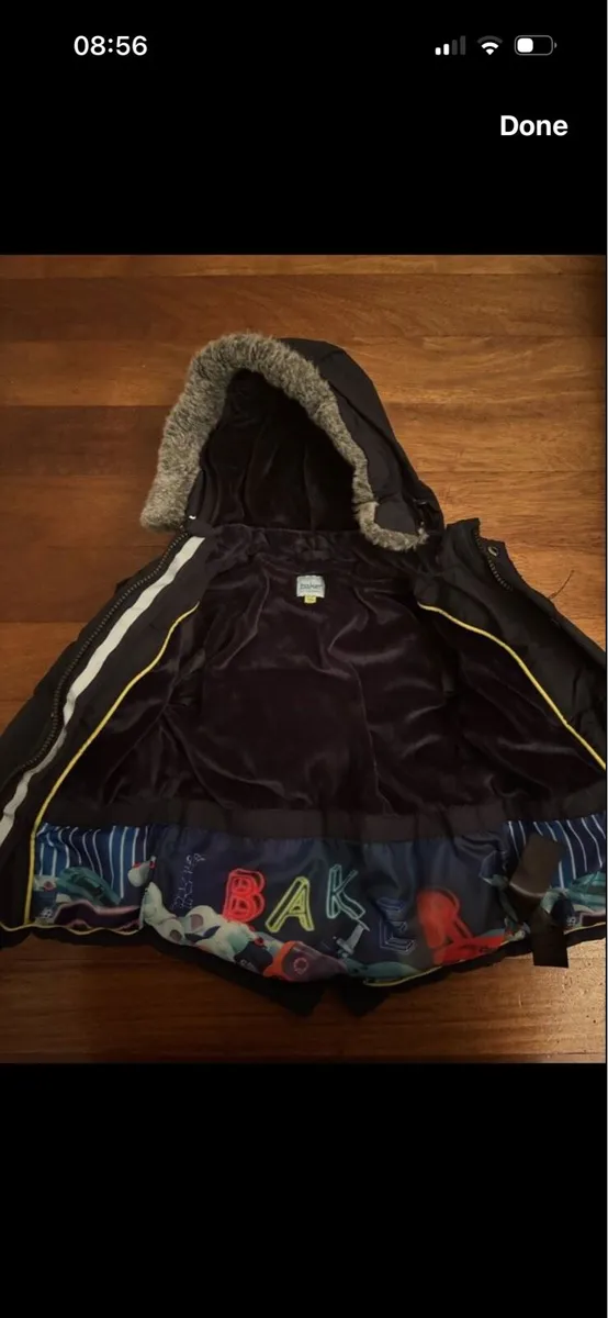 Ted baker warm parka coat age 18-24m - Image 2