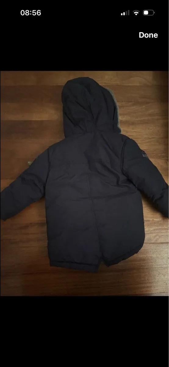 Ted baker warm parka coat age 18-24m - Image 3
