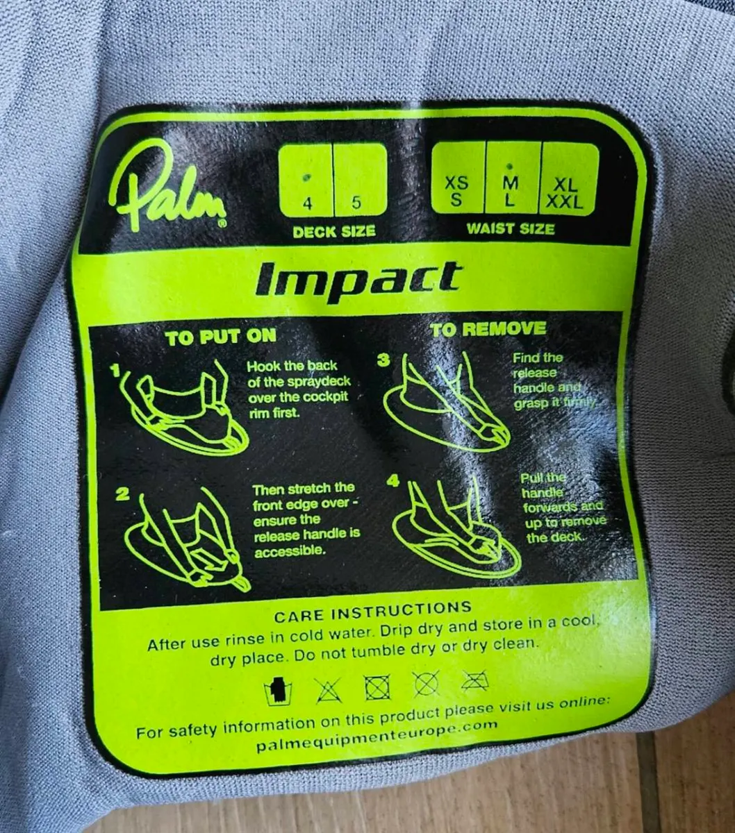 Kayaking spray deck - Image 3