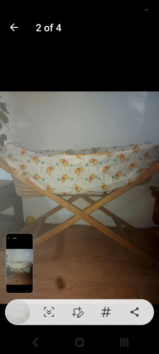 Baby elegance beep twist travel system moses baske - Image 3