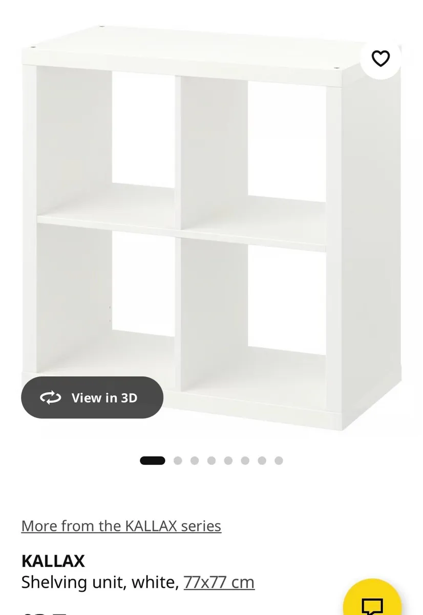 IKEA kallax box shelving unit - Image 1