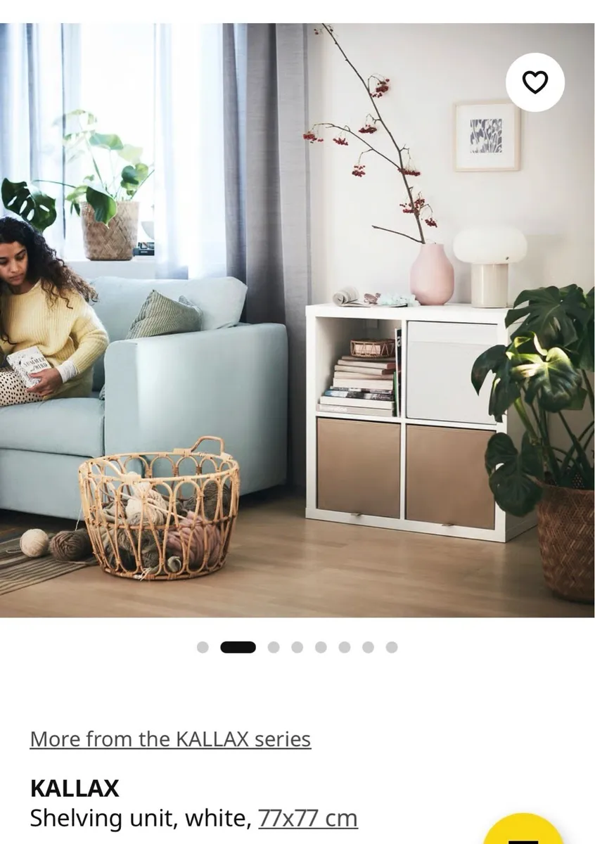 IKEA kallax box shelving unit - Image 2