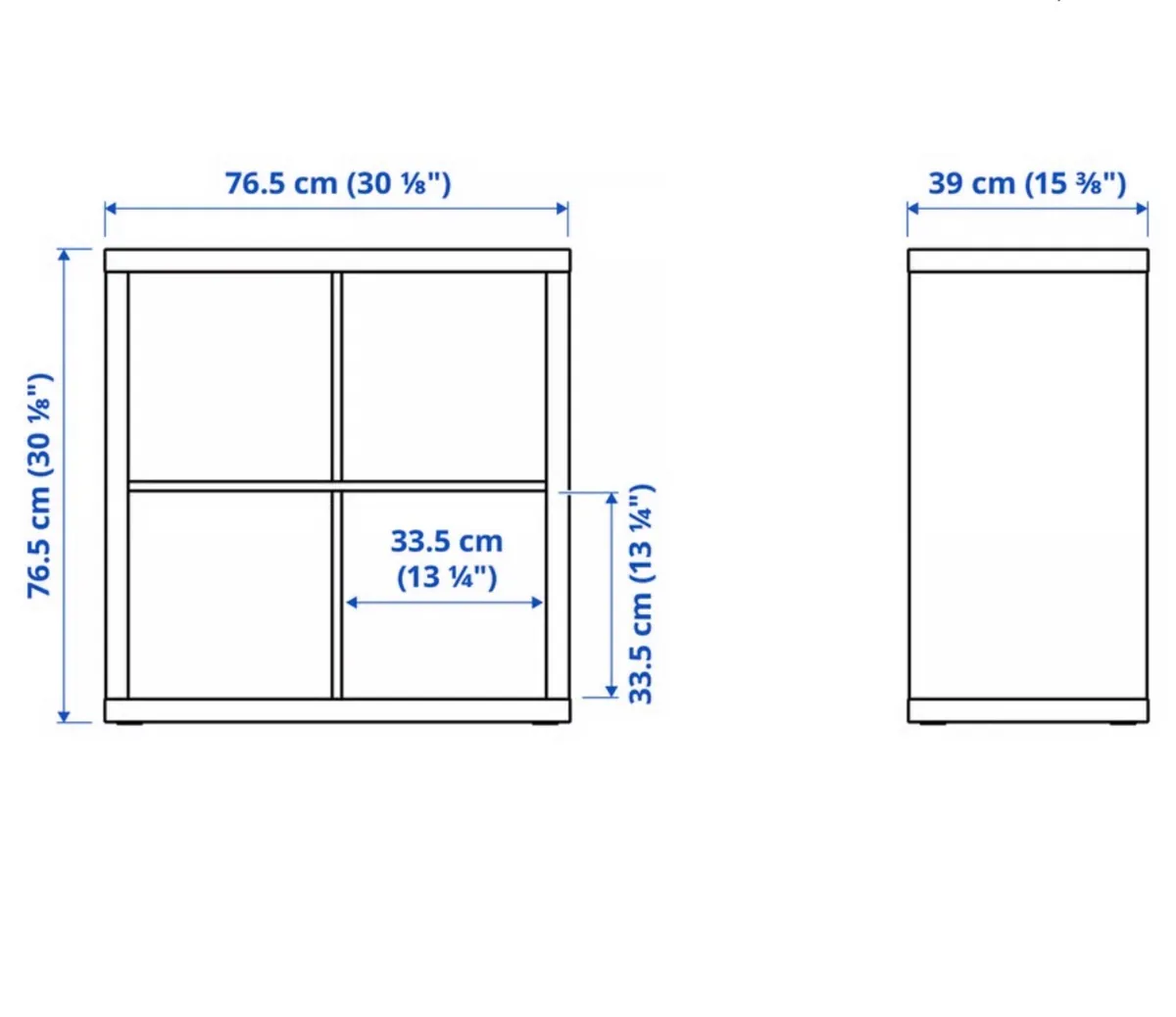IKEA kallax box shelving unit - Image 3