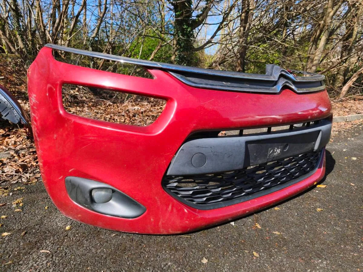 Citroen c4 Picasso 2013-2022 front bumper with fog - Image 2