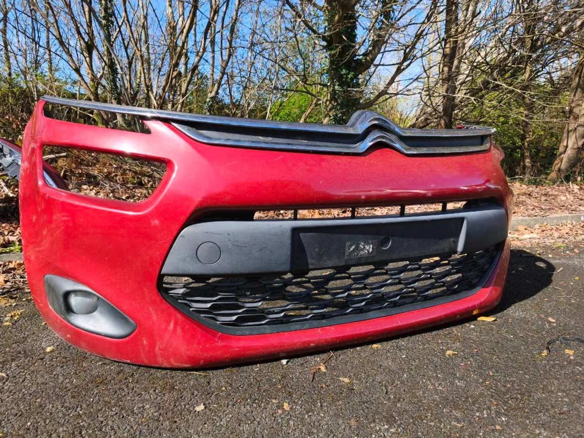 Citroen c4 Picasso 2013-2022 front bumper with fog - Image 3